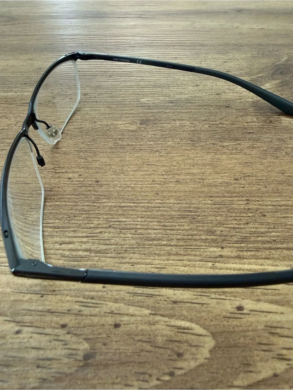 Nike Men’s 6071 003 Eyeglasses Frames Only 711 59-16-145 Black Titanium
